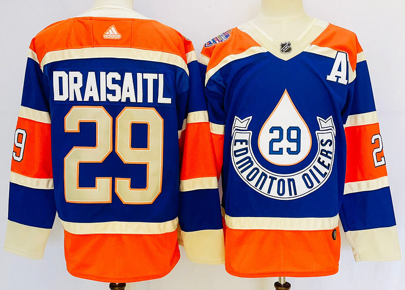 Men's Edmonton Oilers Leon Draisaitl #29 Blue Game Jerseys