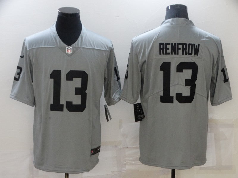 Men's Las Vegas Raiders Hunter Renfrow #13 Gray Inverted Legend Jerseys
