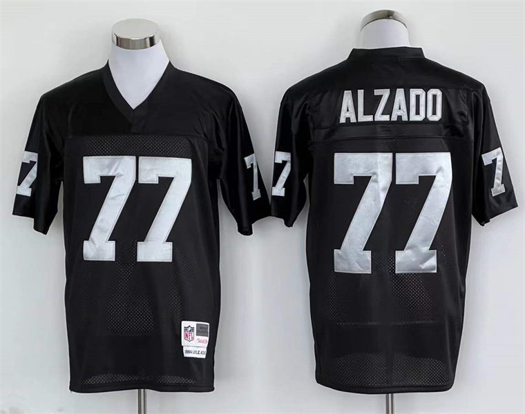 Men's Oakland Raiders Lyle Alzado Mitchell & Ness Black Legacy Replica Jerseys