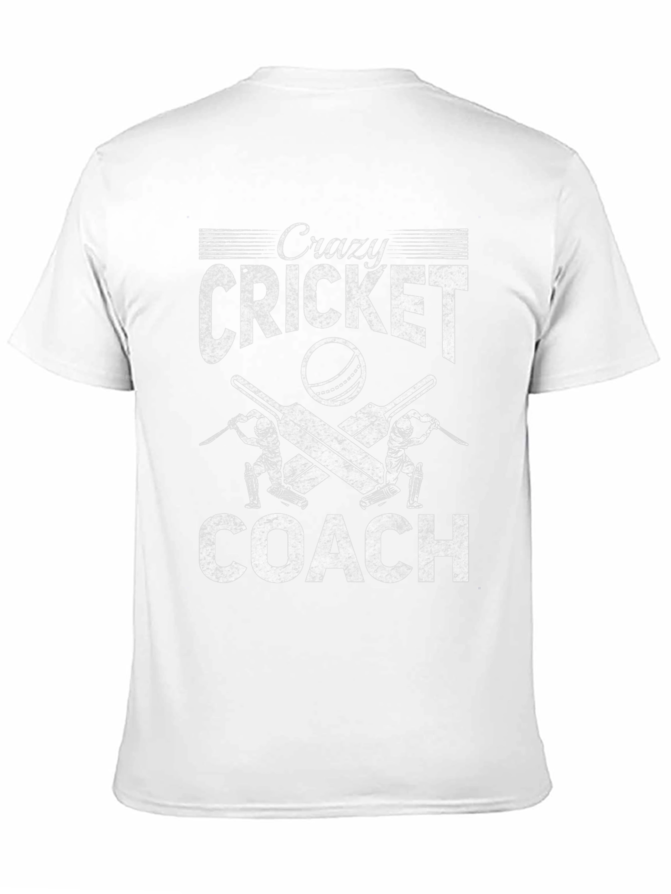Crazy Cricket Coach Graphic T-Shirt