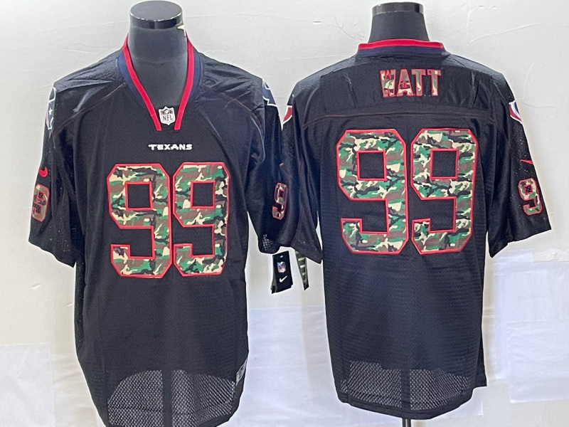 Men's Houston Texans J.J. Watt #99 Black Player Jerseys