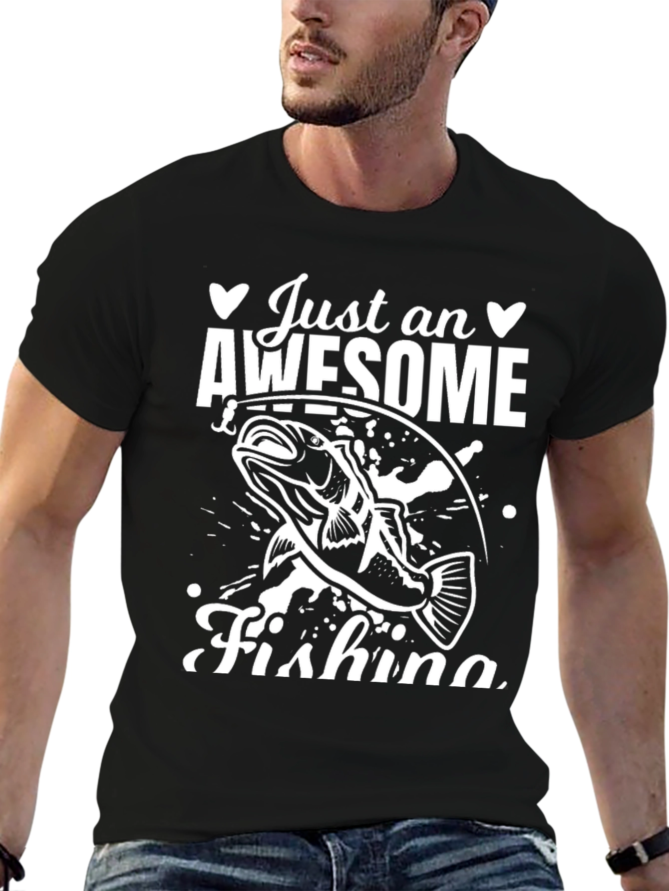 Awesome Fishing Graphic T-Shirt