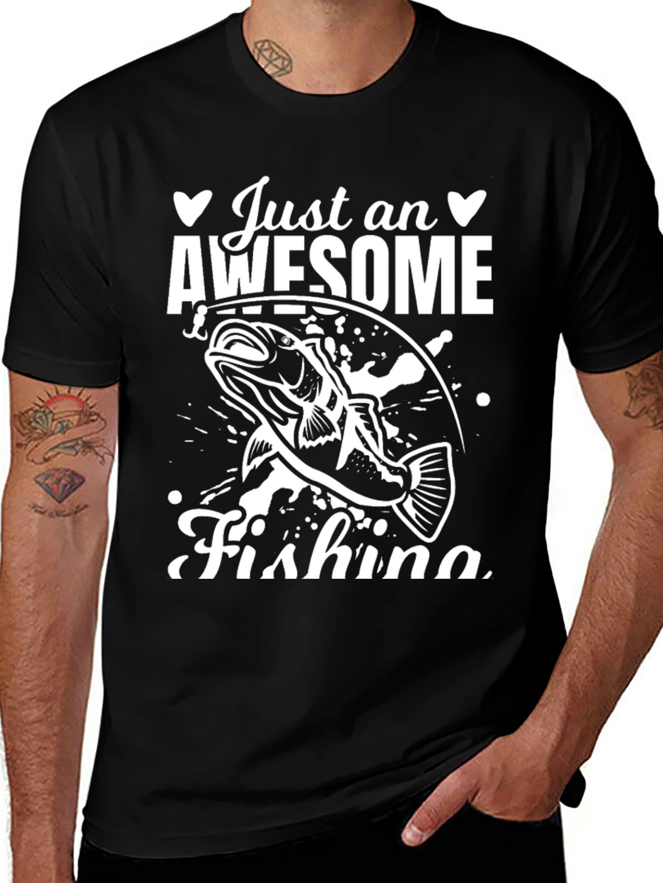 Awesome Fishing Graphic T-Shirt