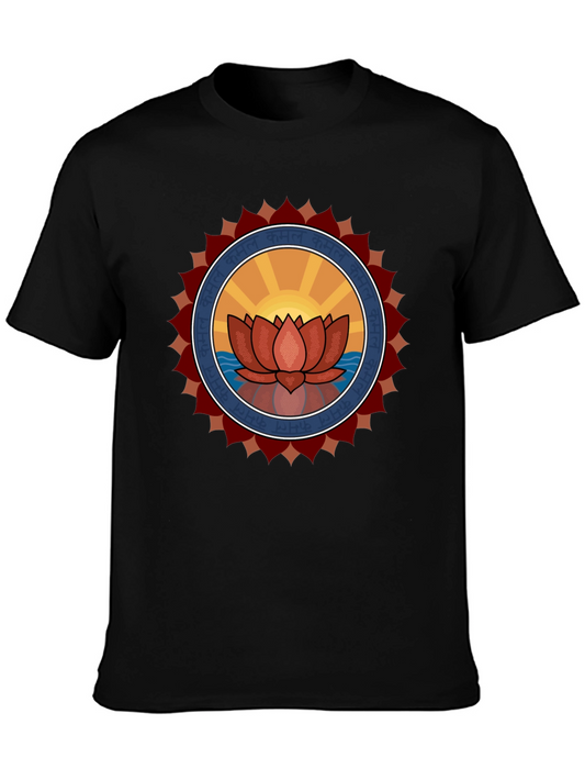 Lotus Mandala Graphic T-Shirt