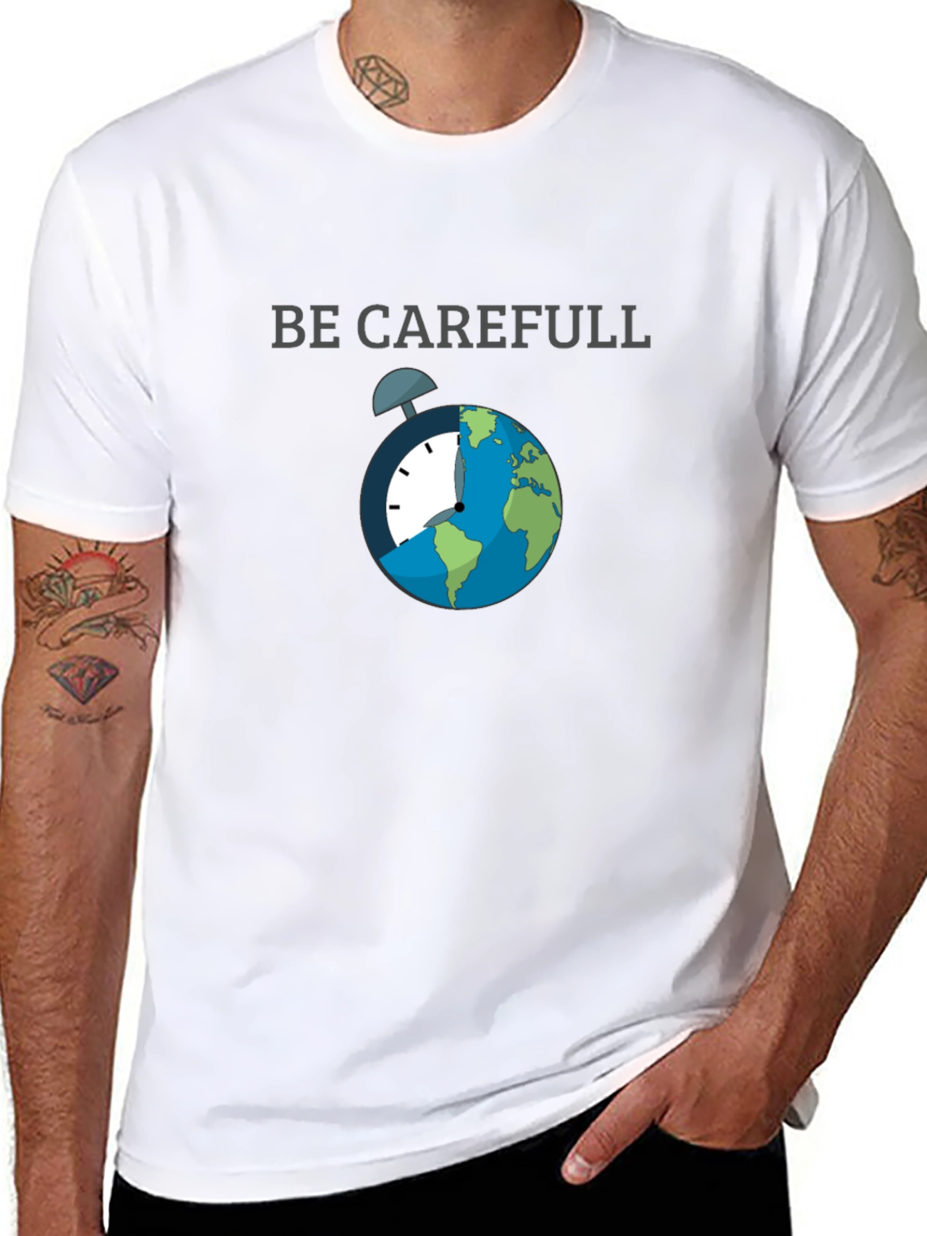 Be Carefull Graphic T-Shirt