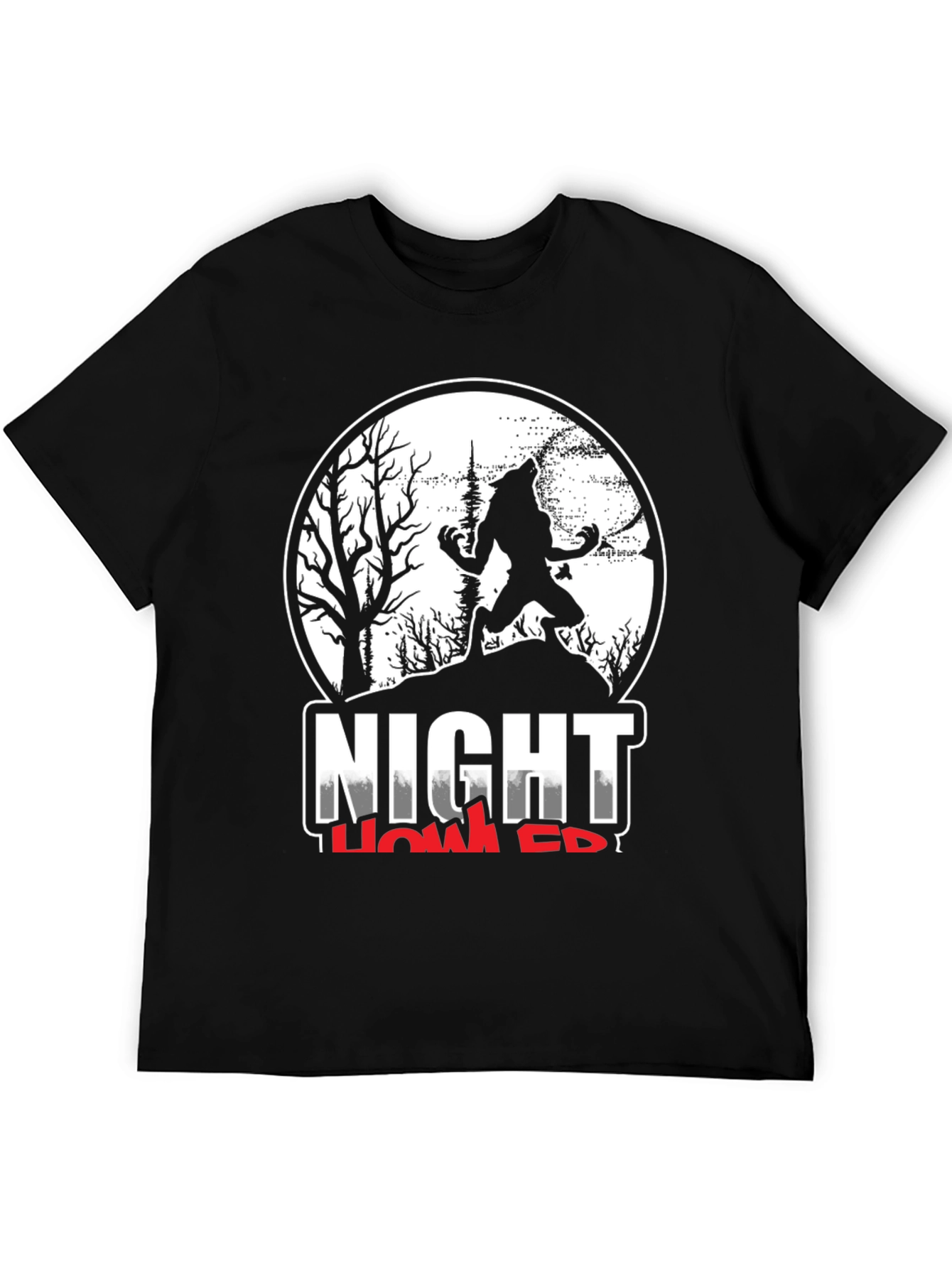Night Howler T-Shirt - Werewolf Graphic Tee