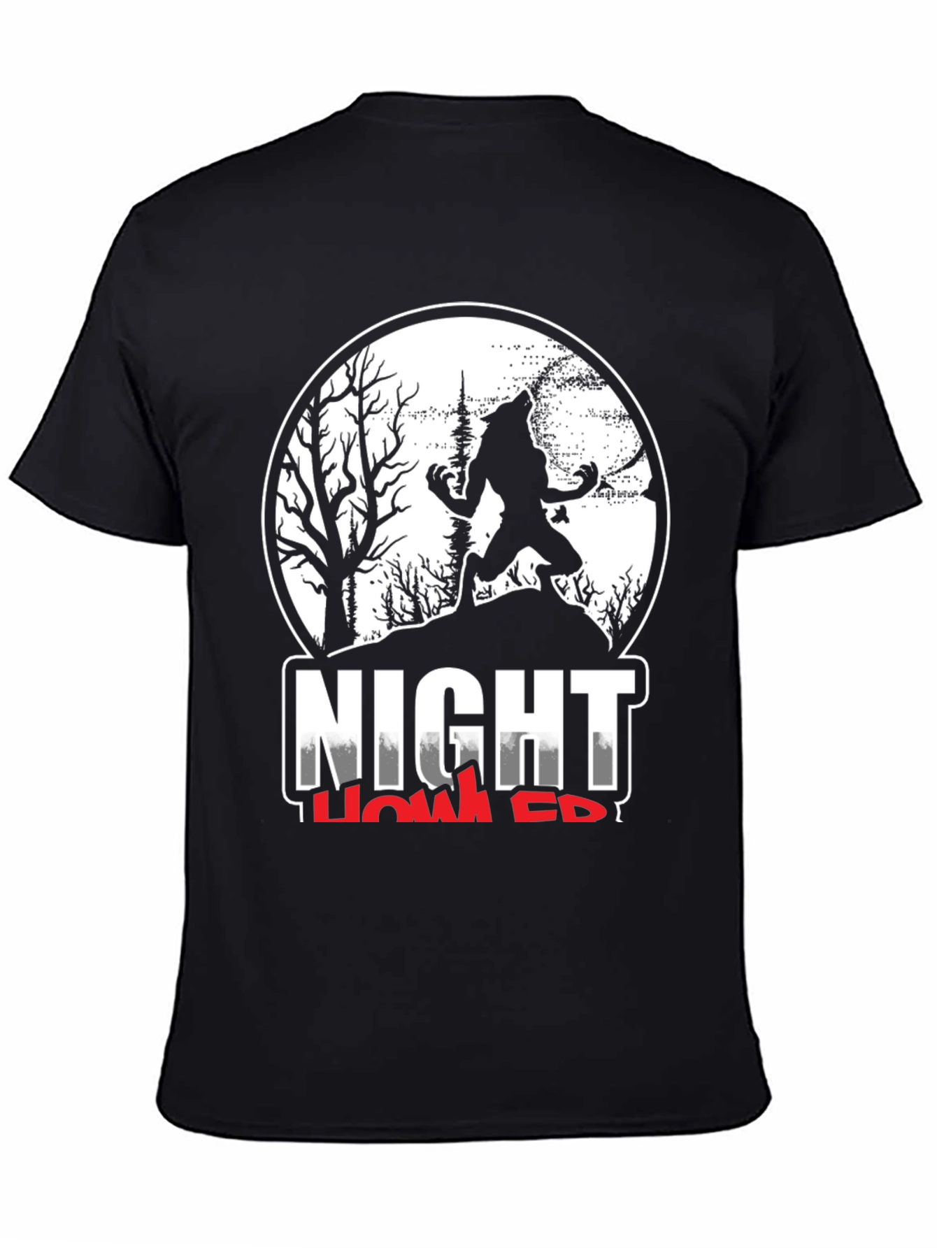 Night Howler T-Shirt - Werewolf Graphic Tee