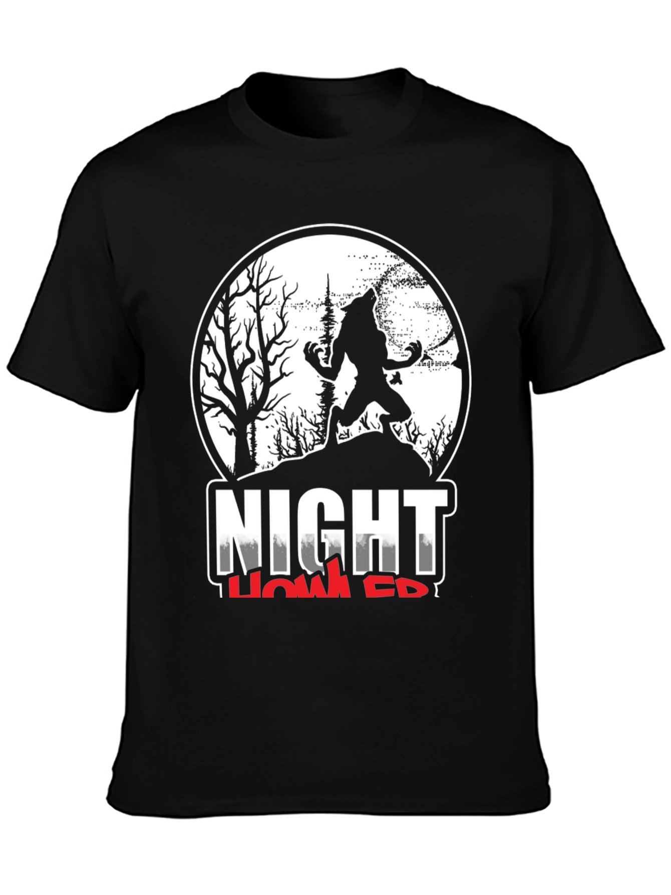 Night Howler T-Shirt - Werewolf Graphic Tee