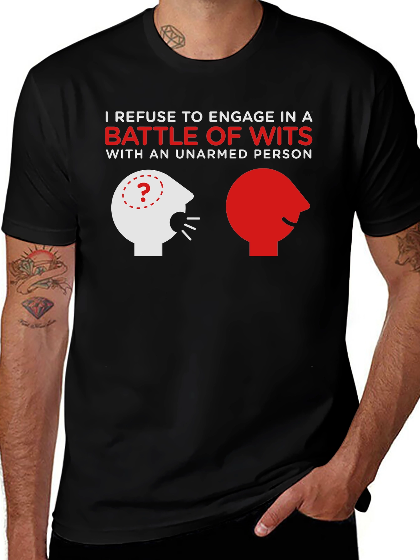 Battle of Wits Graphic T-Shirt
