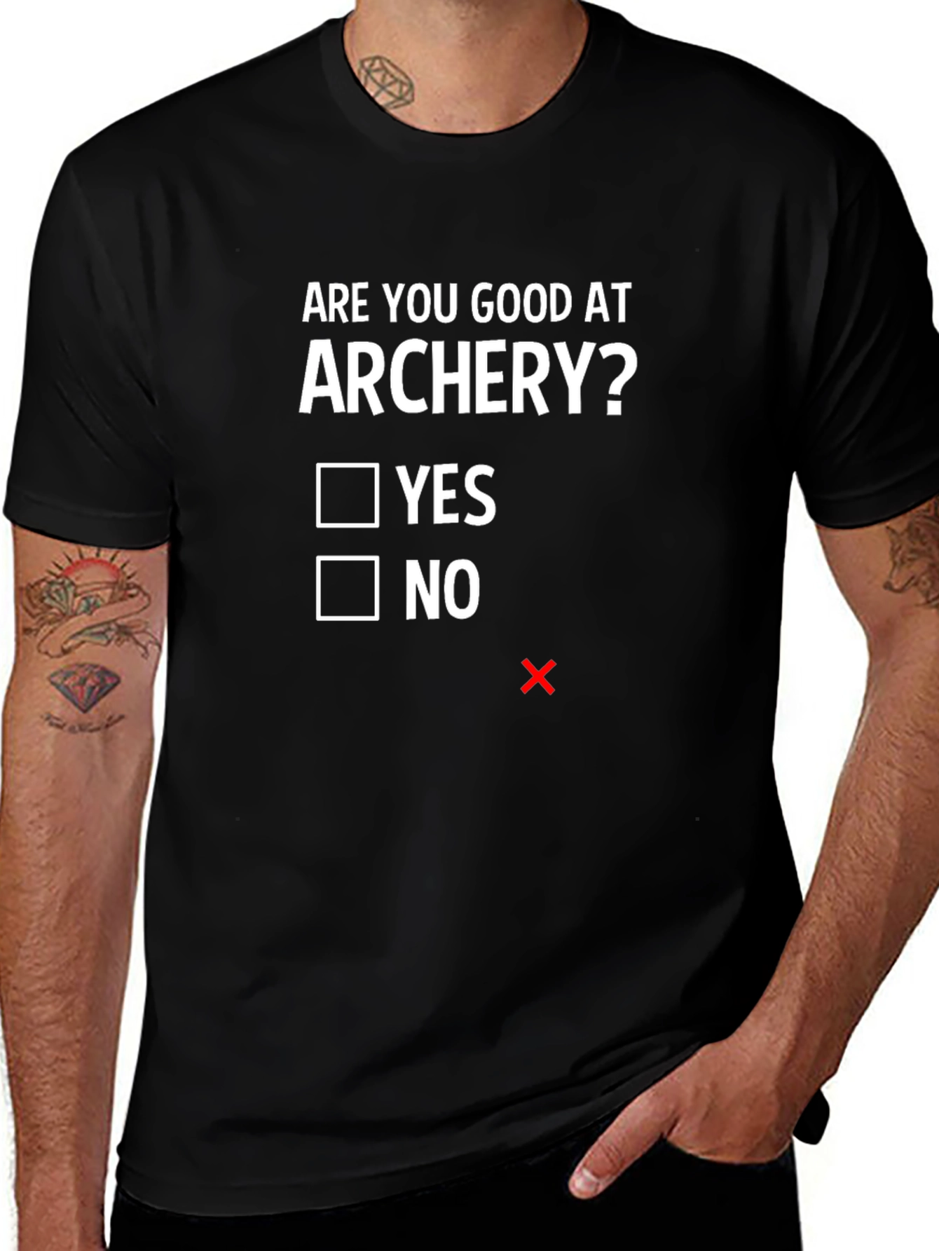 Archery Skills T-Shirt - Funny Novelty Graphic Tee