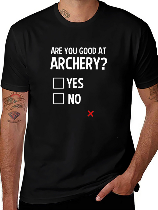 Archery Skills T-Shirt - Funny Novelty Graphic Tee