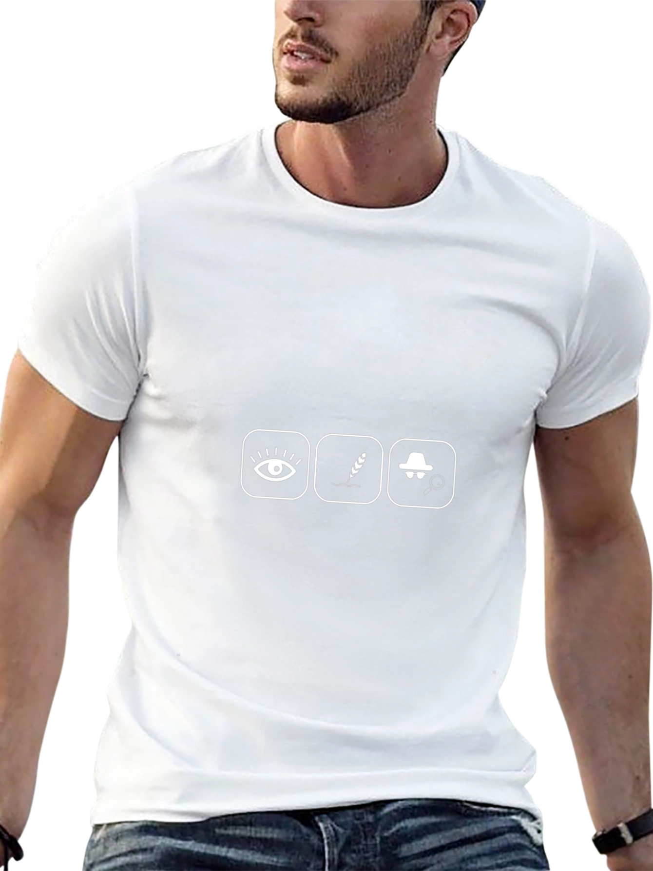 Eye Wheat Spy Black T-Shirt