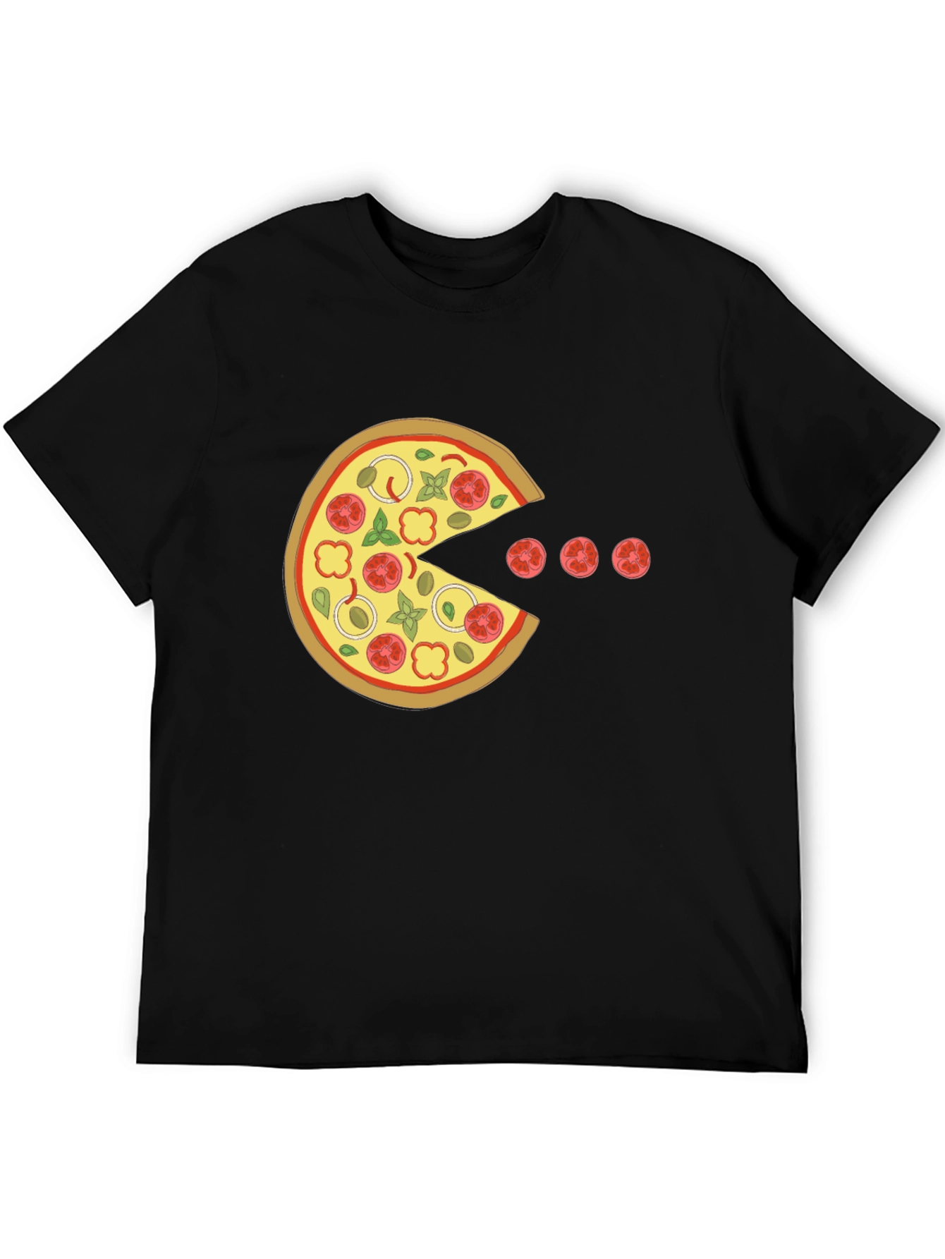 Pizza Pacman T-Shirt - Funny Foodie Tee