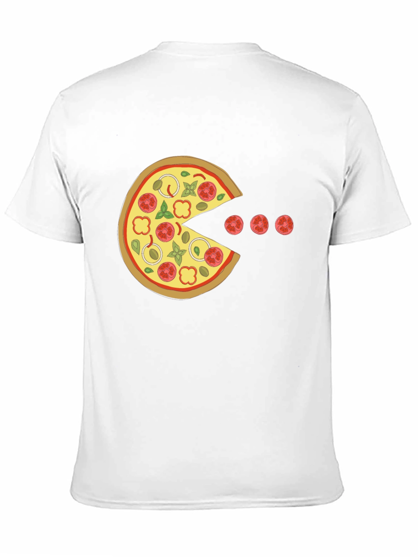 Pizza Pacman T-Shirt - Funny Foodie Tee