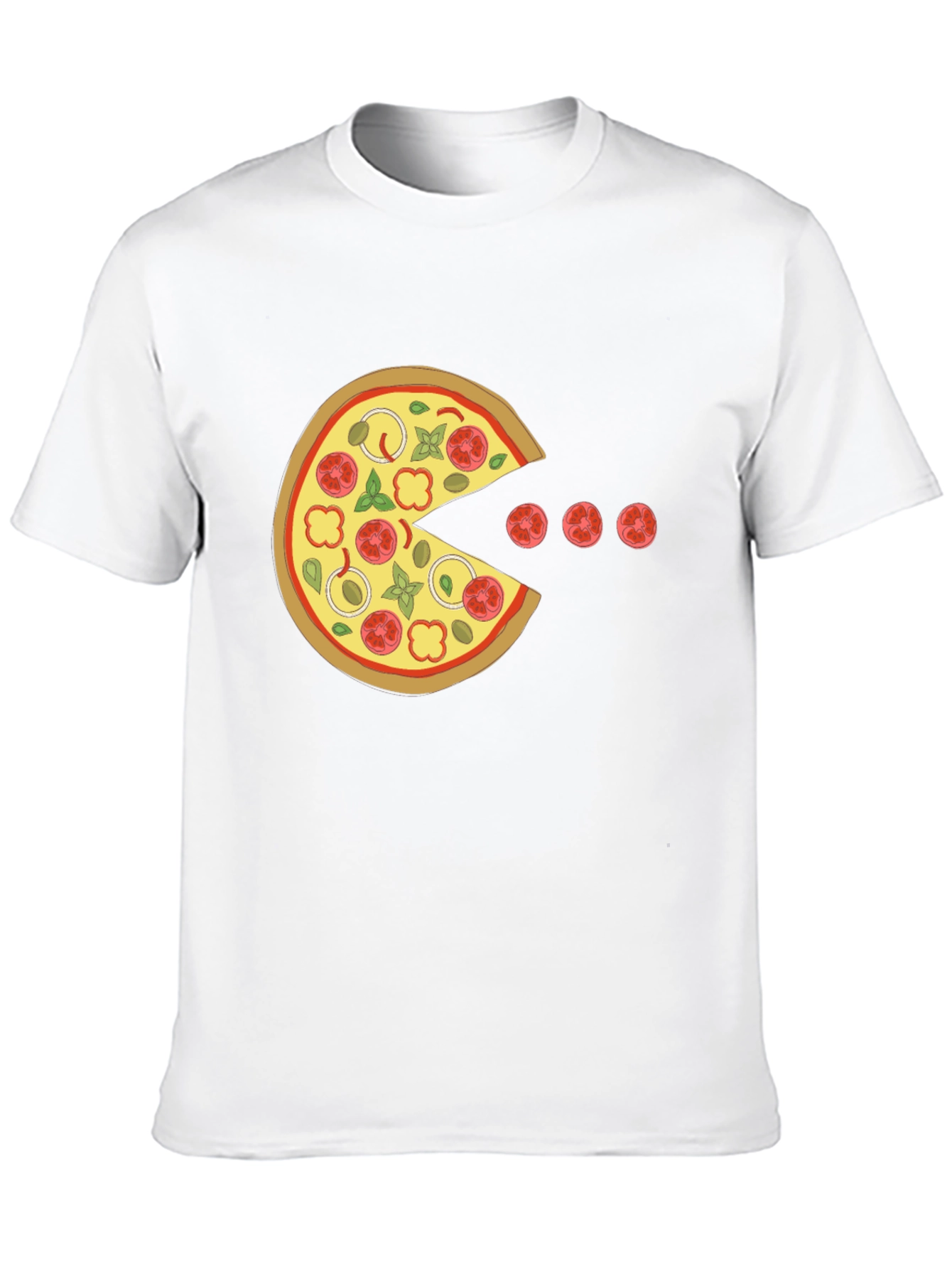 Pizza Pacman T-Shirt - Funny Foodie Tee