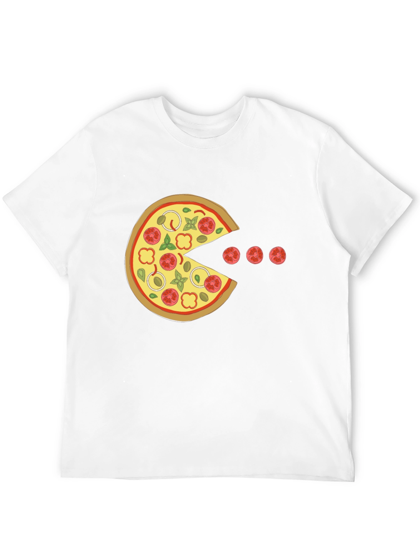 Pizza Pacman T-Shirt - Funny Foodie Tee