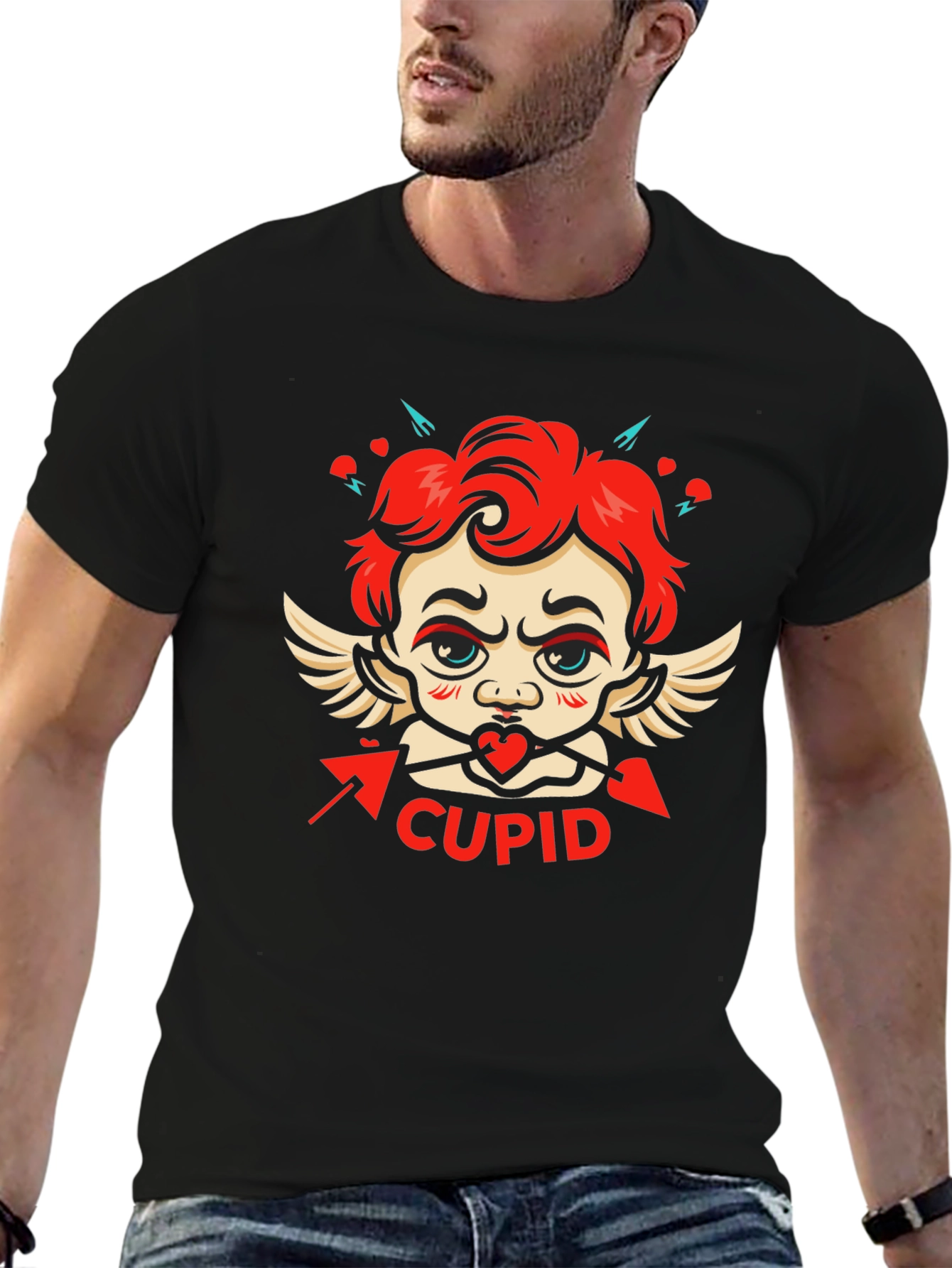 Cupid T-Shirt - Love Arrow Design