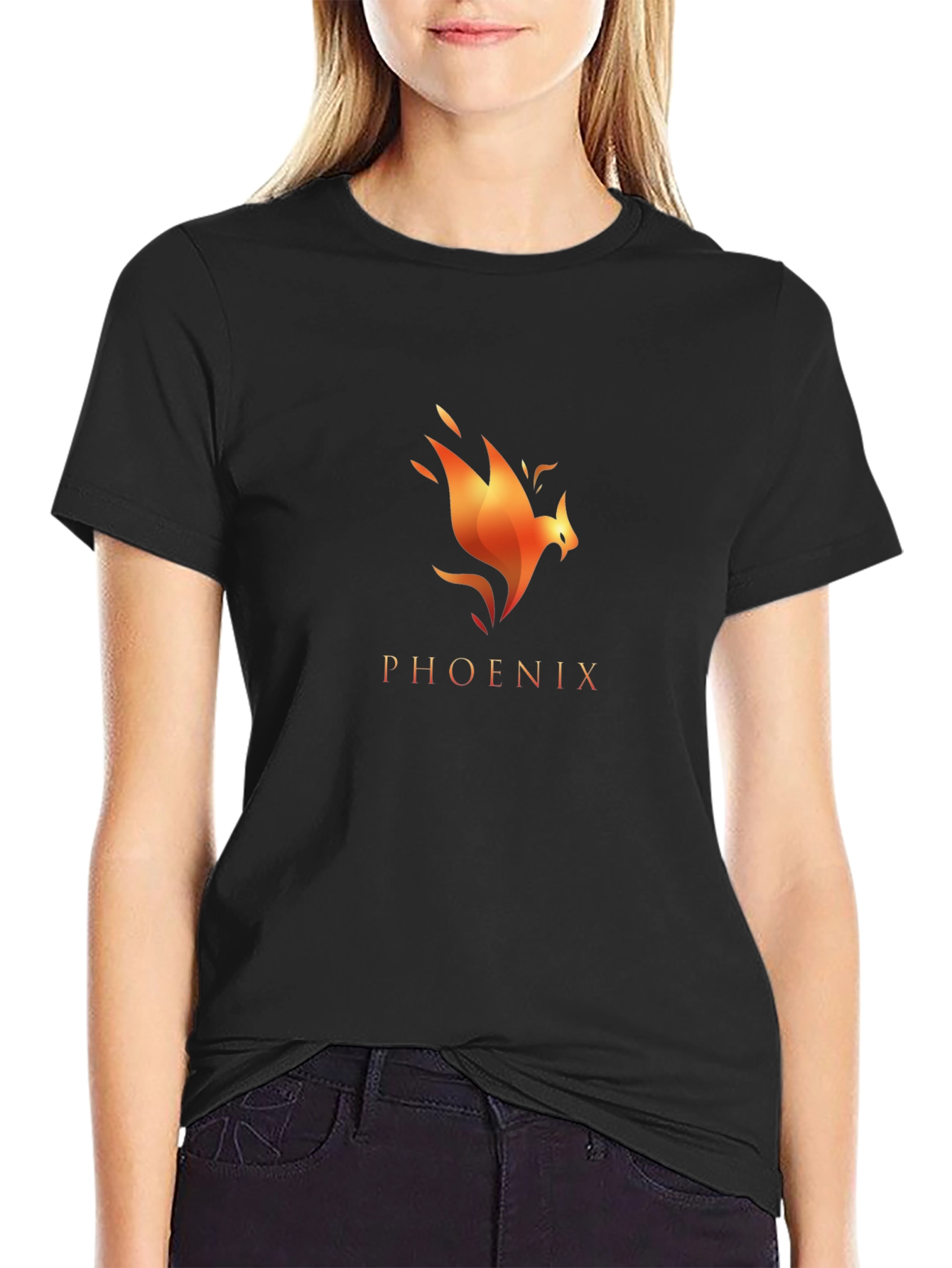 Phoenix Graphic Tee - Mens Black T-Shirt
