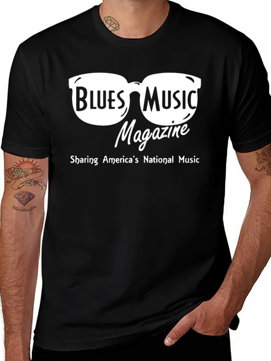 Blues Music Magazine T-Shirt - Stylish Music Fan Tee