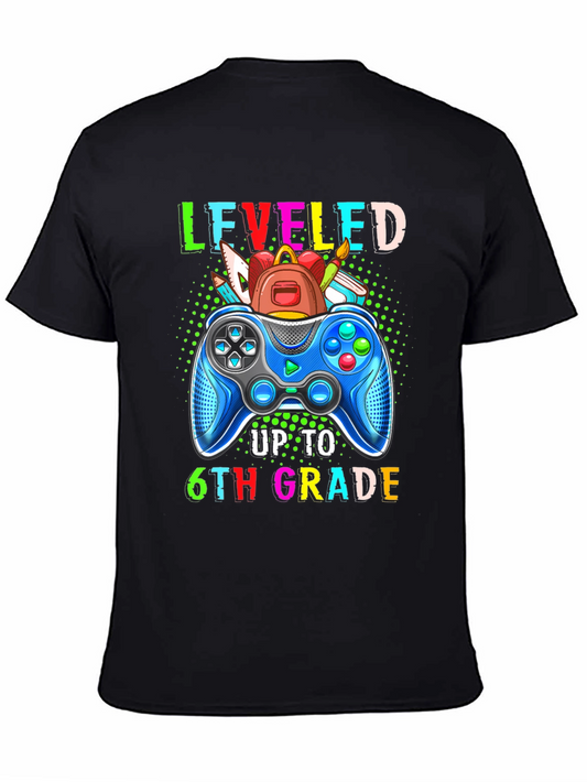 Leveled Up to 6th Grade Gaming T-Shirt