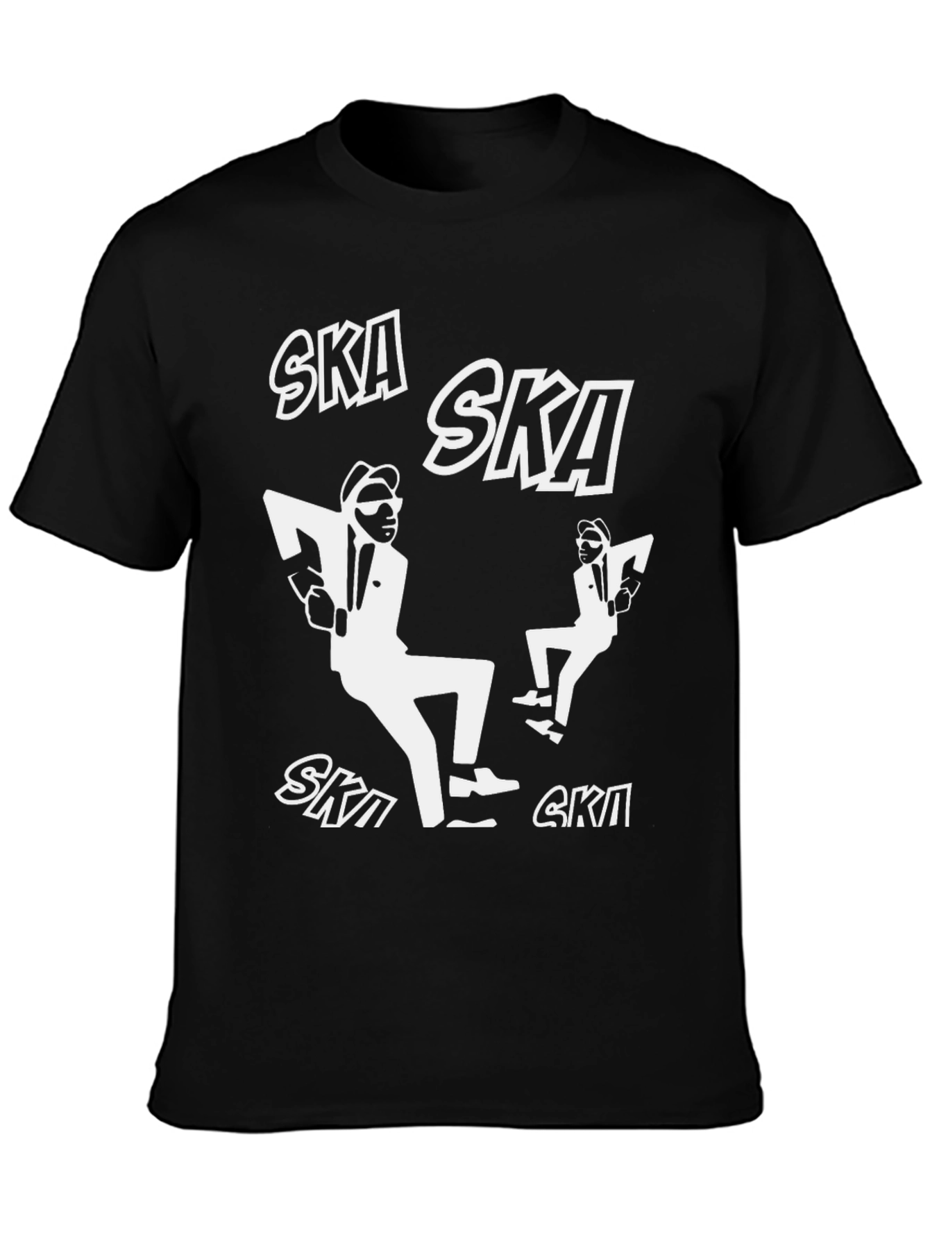 Ska Dancer Graphic T-Shirt - Black