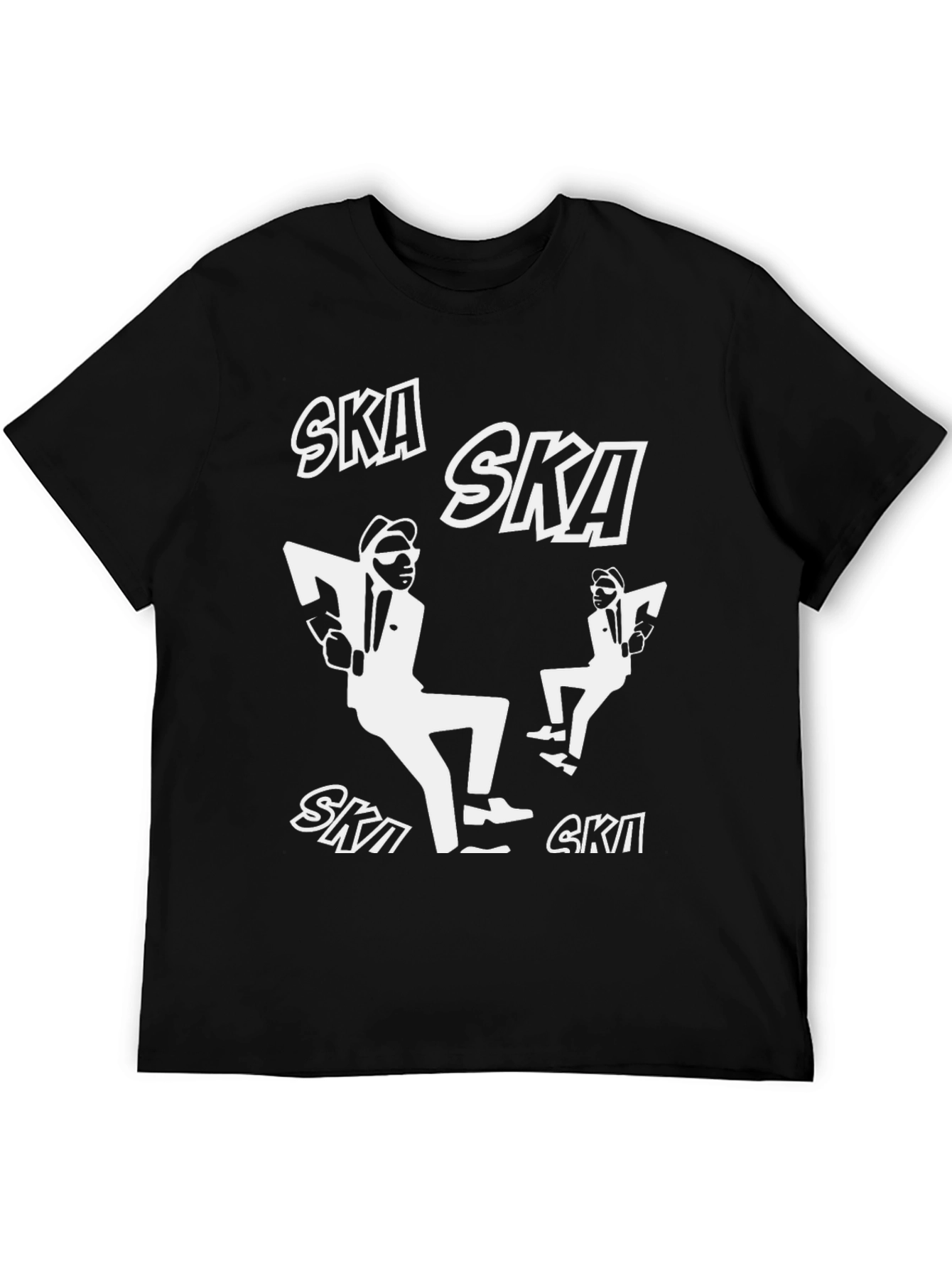 Ska Dancer Graphic T-Shirt - Black