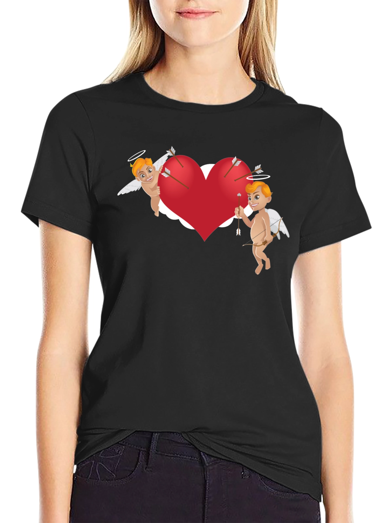 Cupids Arrow Heart T-Shirt