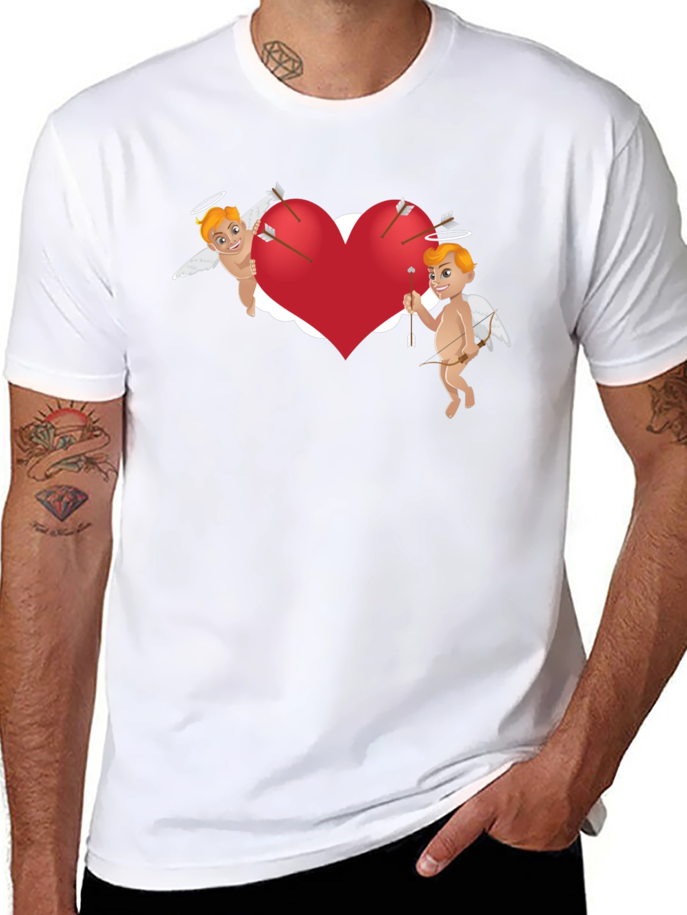 Cupids Arrow Heart T-Shirt