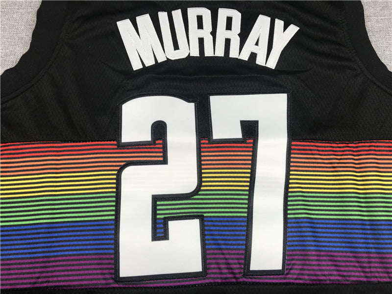 Men's Denver Nuggets Jamal Murray #27 NBA Black Player Jerseys