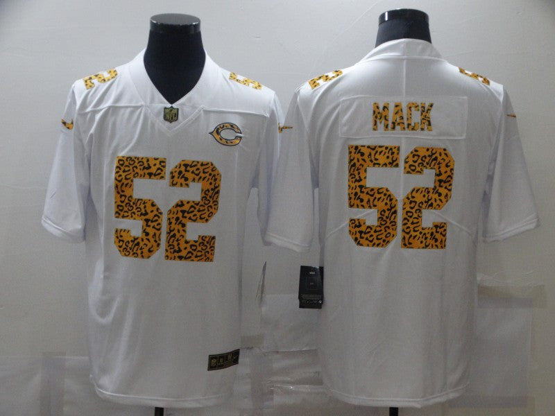 Men's Chicago Bears Khalil Mack #52 White Game Player Jerseys
