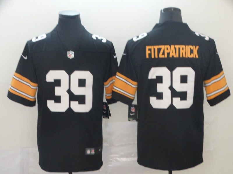 Men's Pittsburgh Steelers Minkah Fitzpatrick #39 Black Player Game Jerseys