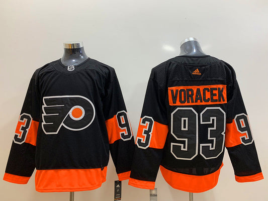 Men's Philadelphia Flyers Jakob Voracek #93 Black Player Jerseys