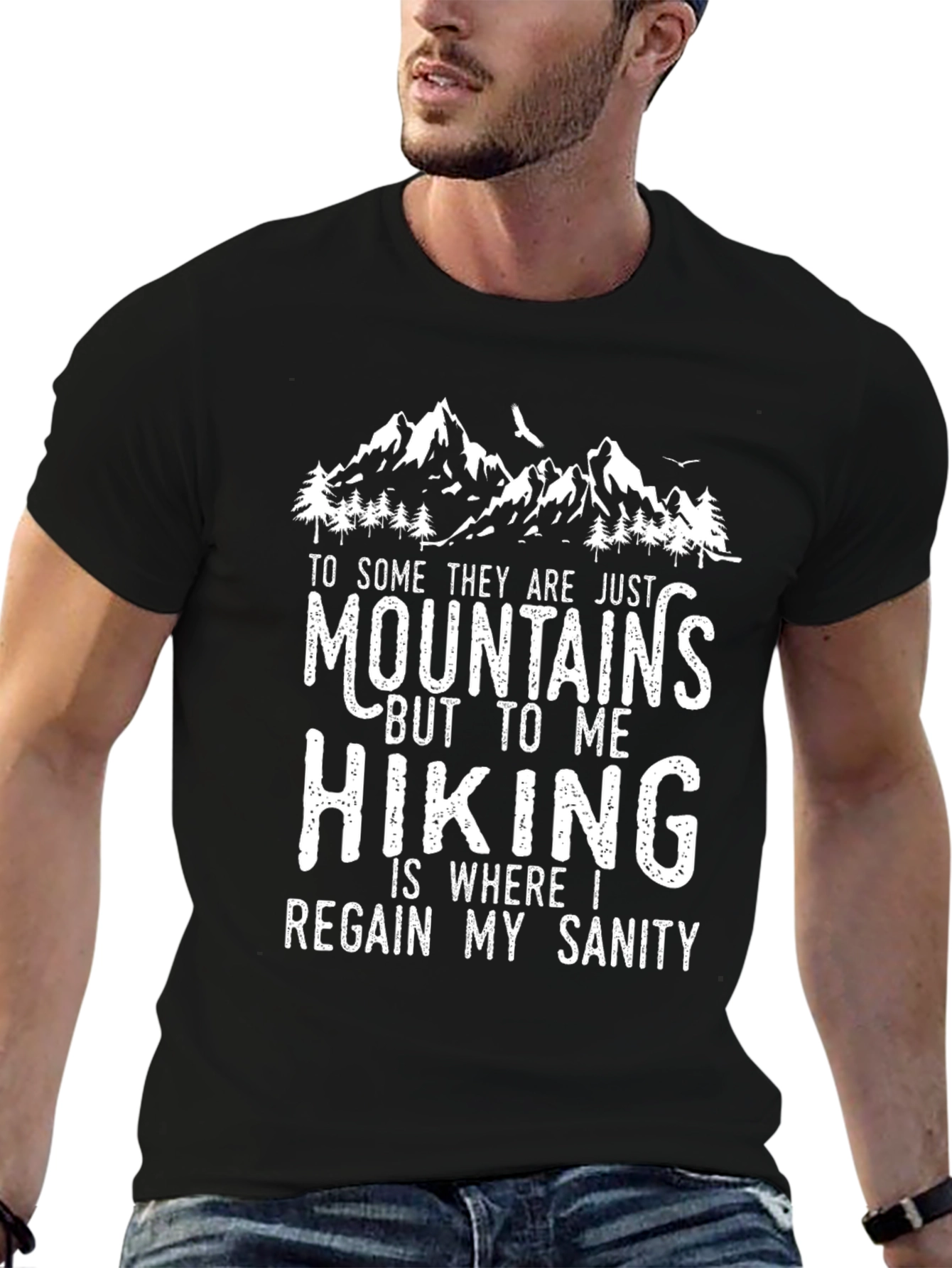 Hiking Sanity T-Shirt: Mountain Lover Tee