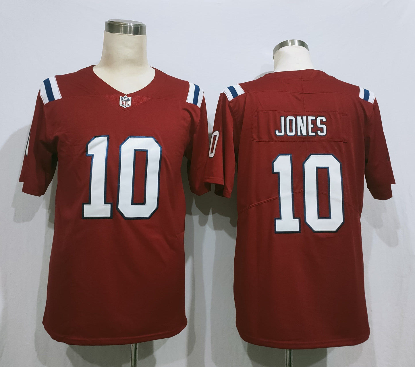 Men's New England Patriots Mac Jones #10 Red Game Jerseys