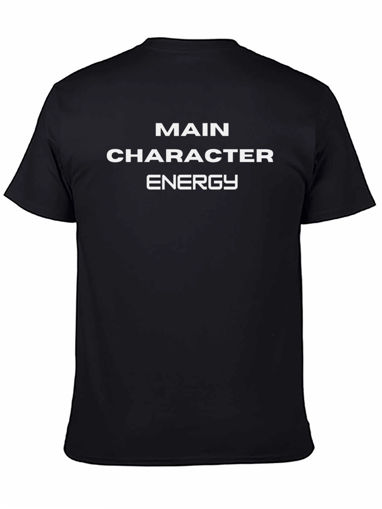Main Character Energy T-Shirt - Black