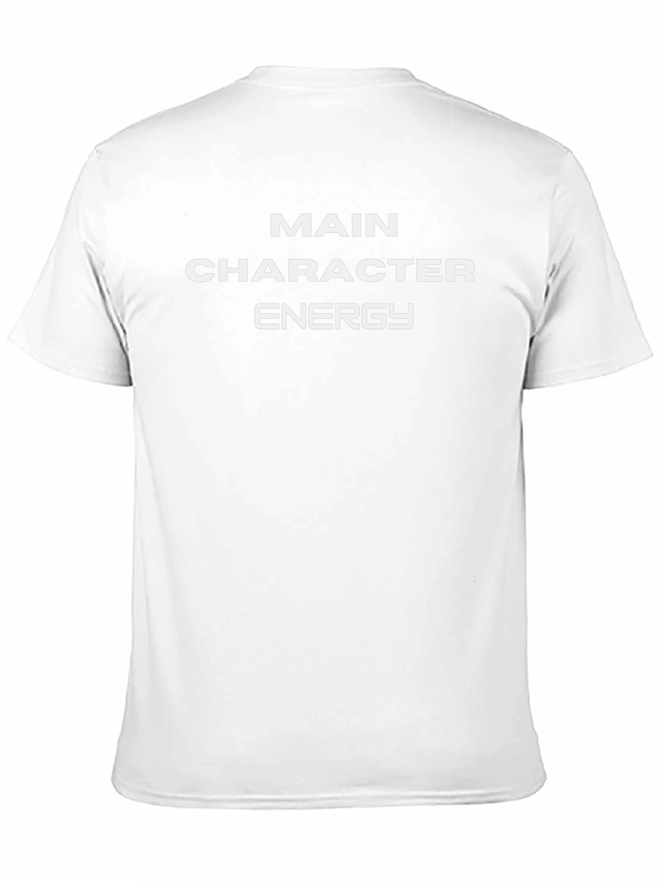 Main Character Energy T-Shirt - Black