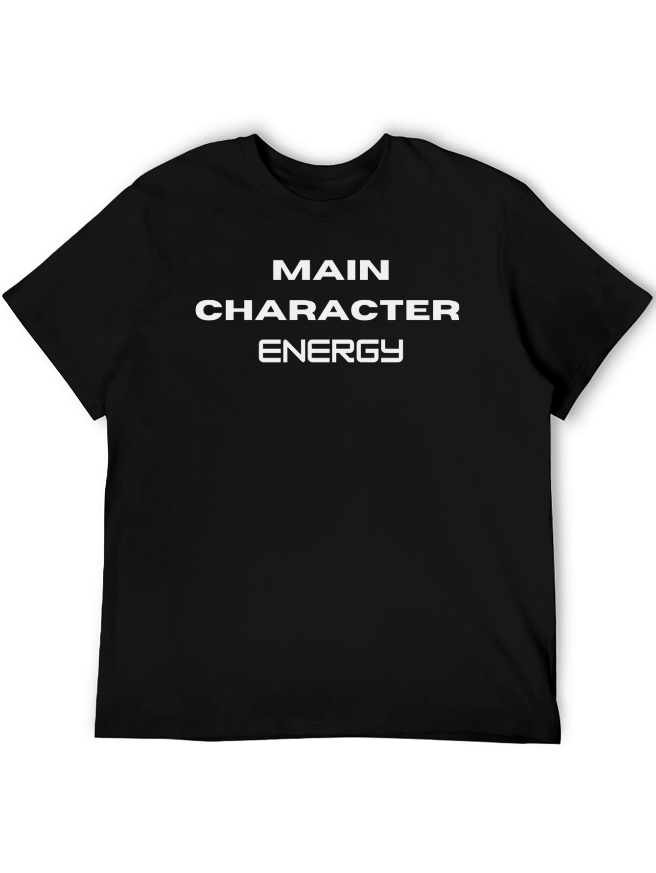 Main Character Energy T-Shirt - Black
