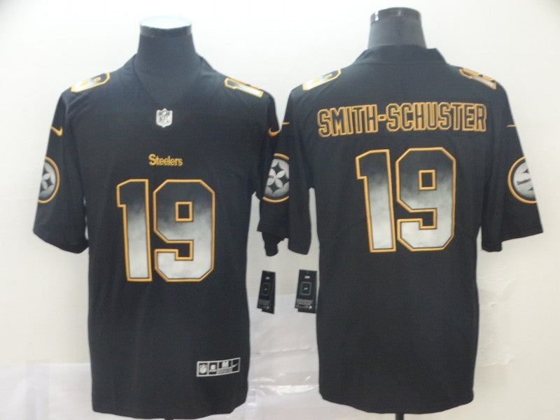 Men's Pittsburgh Steelers #19 JuJu Smith-Schuster Black Player Jerseys
