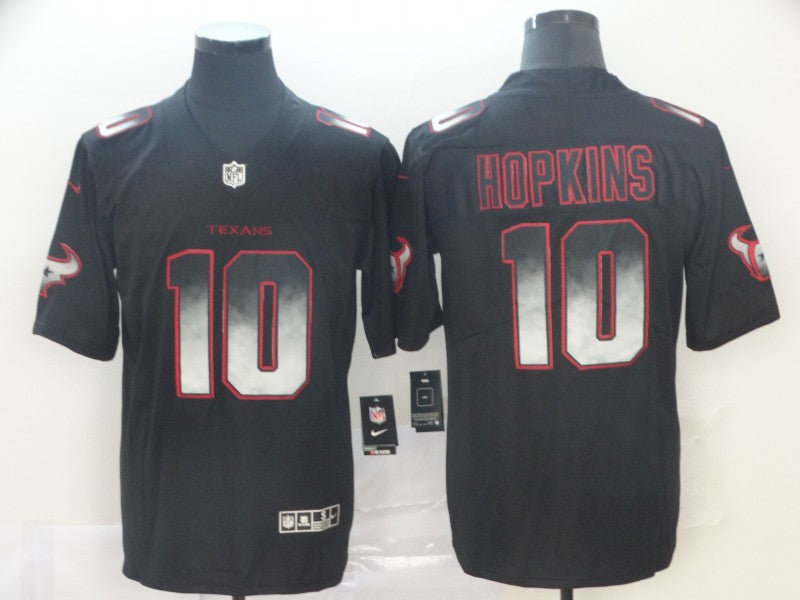 Men's Houston Texans DeAndre Hopkins #10 Black Authentic Game Jerseys