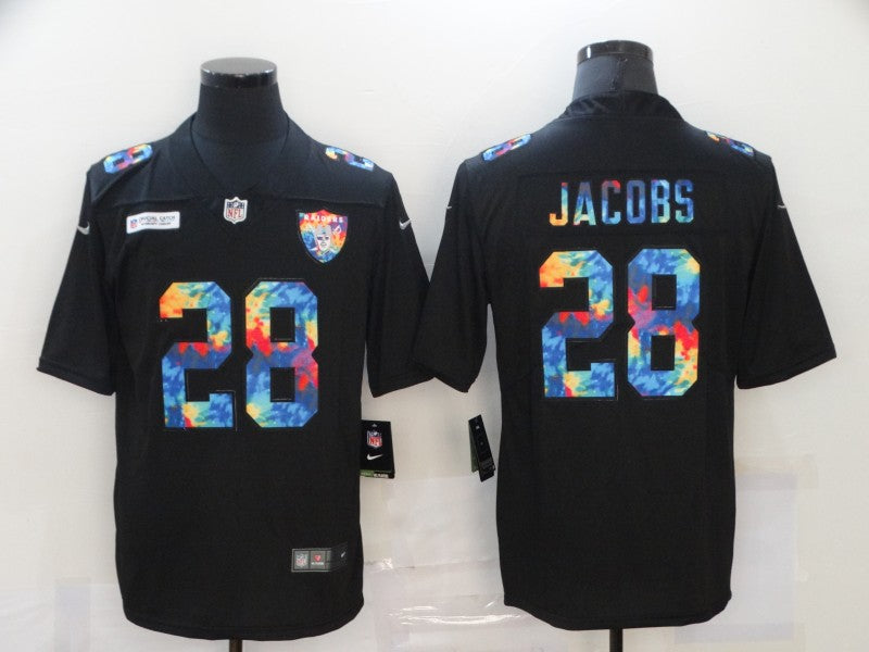 Men's Las Vegas Raiders Josh Jacobs Black Player Jerseys