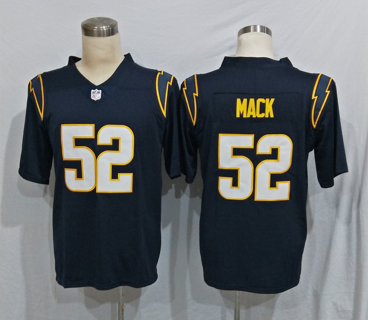 Men's Los Angeles Chargers Khalil Mack #52 Navy Alternate Game Jerseys