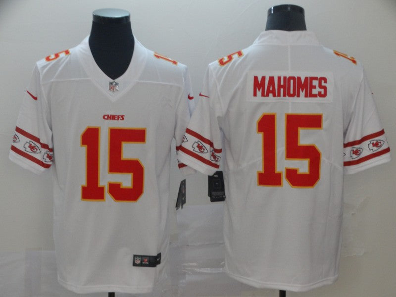 Men's Kansas City Chiefs Patrick Mahomes White Game Player Jerseys