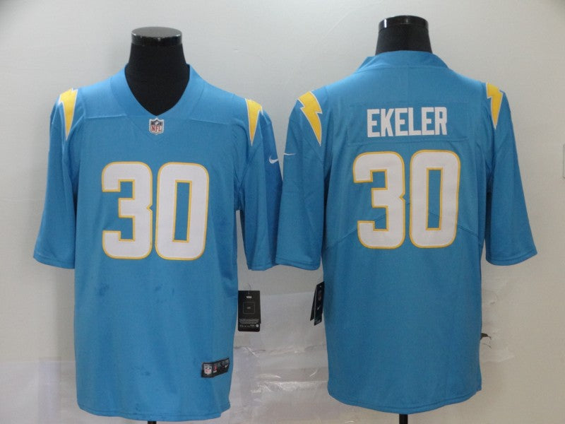 Men's Los Angeles Chargers Austin Ekeler #30 Powder Blue Player Game Jerseys