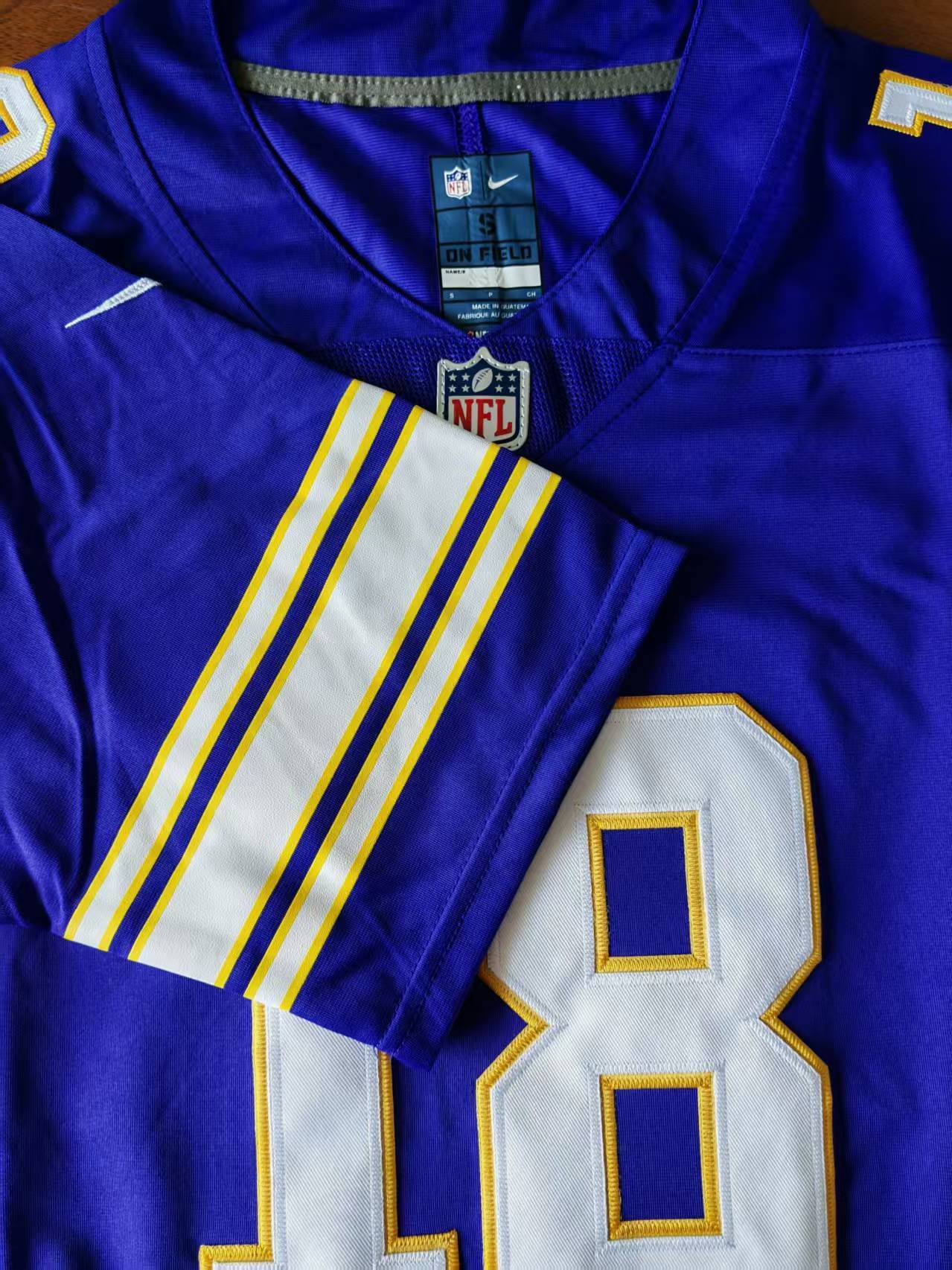 Men's Minnesota Vikings Justin Jefferson Nike Jersey -  Retro Purple