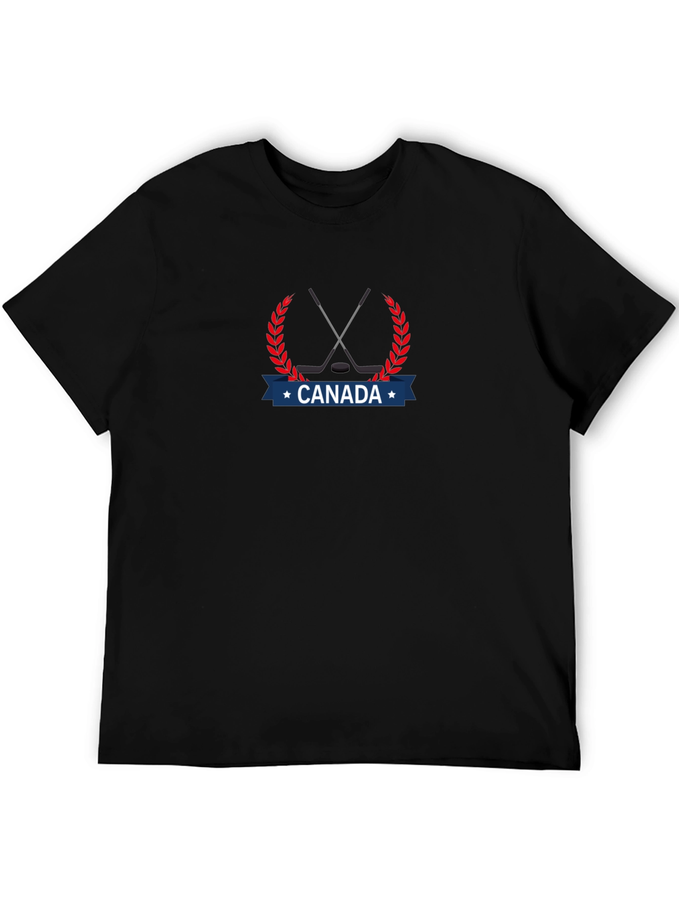 Canada Hockey T-Shirt - Patriotic Hockey Fan Tee