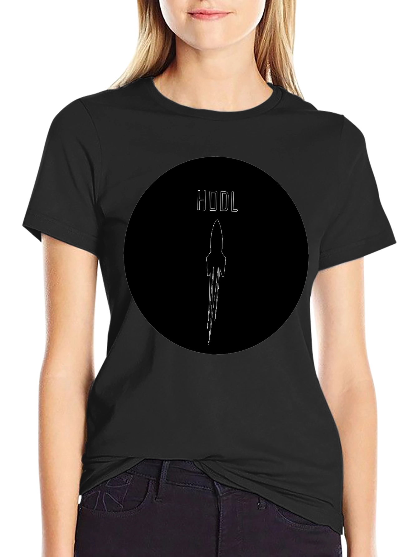 HODL Rocket Graphic Tee - Crypto Enthusiast Shirt