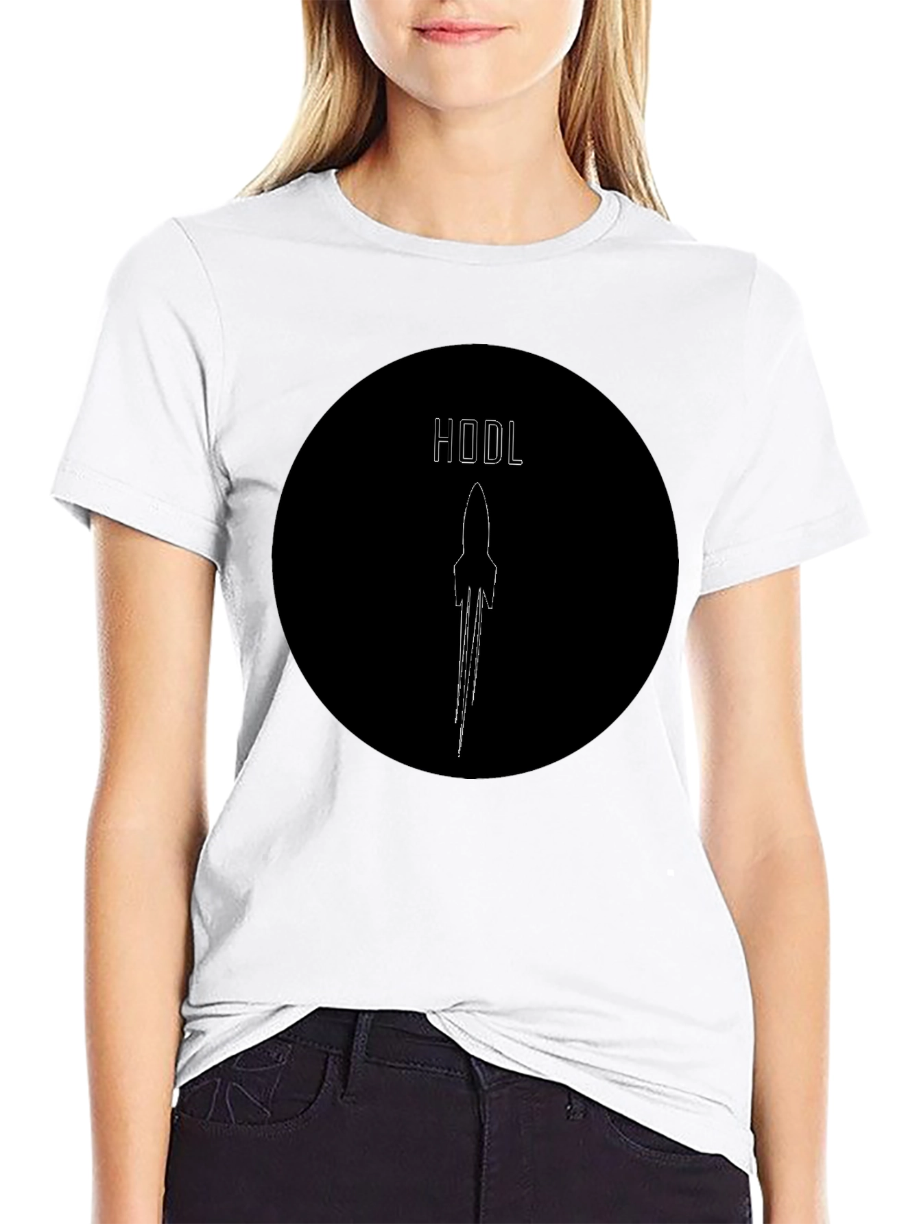 HODL Rocket Graphic Tee - Crypto Enthusiast Shirt