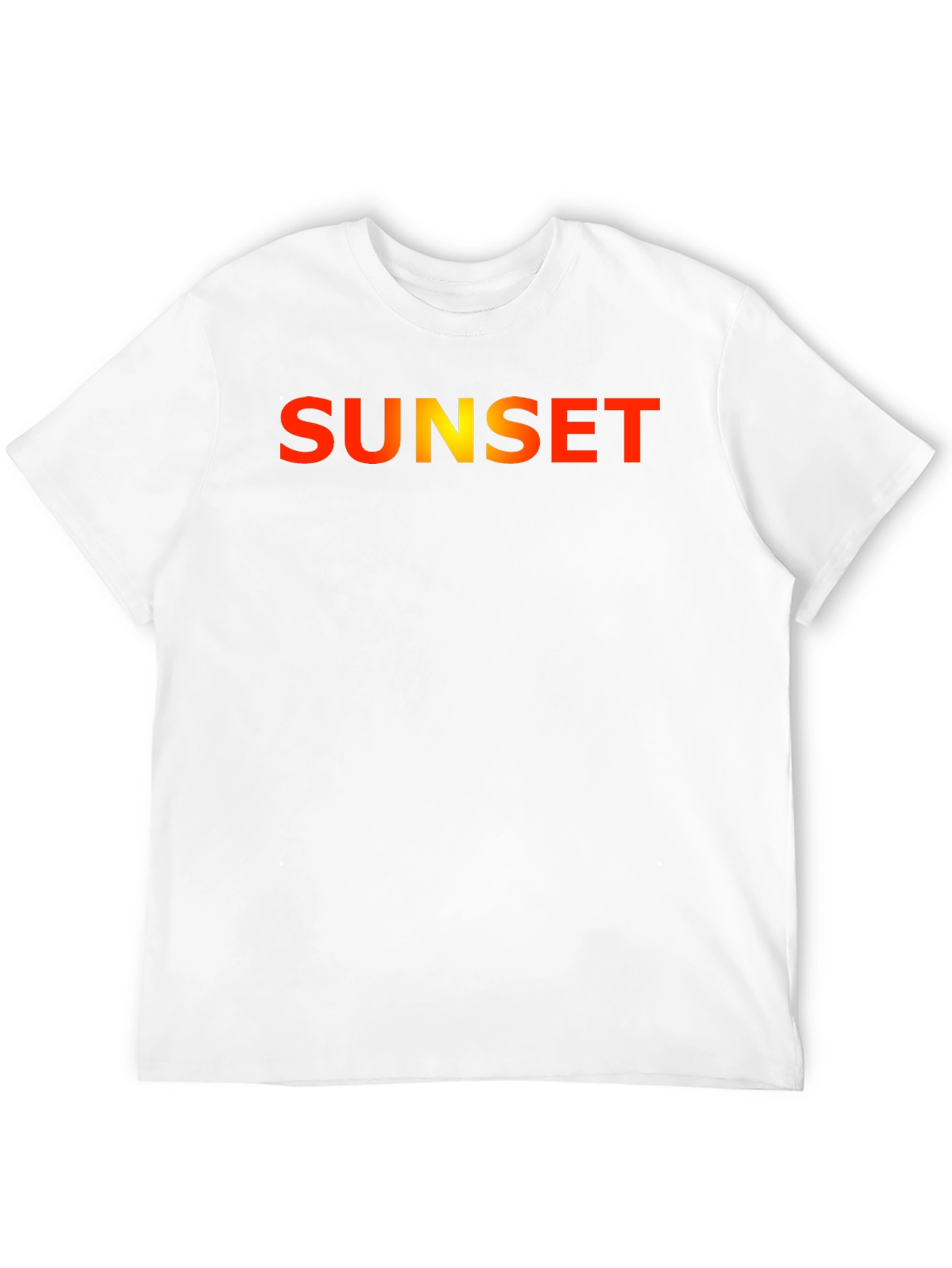 Sunset Graphic Tee - Stylish Black T-Shirt