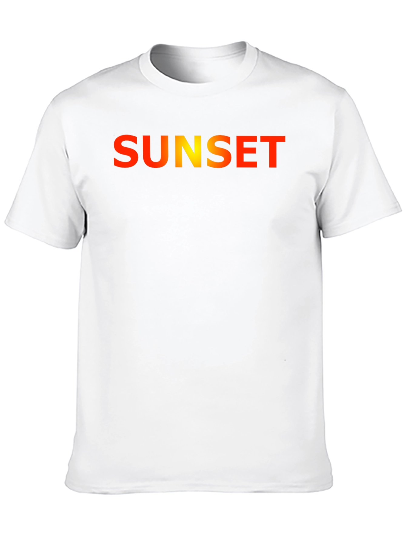 Sunset Graphic Tee - Stylish Black T-Shirt