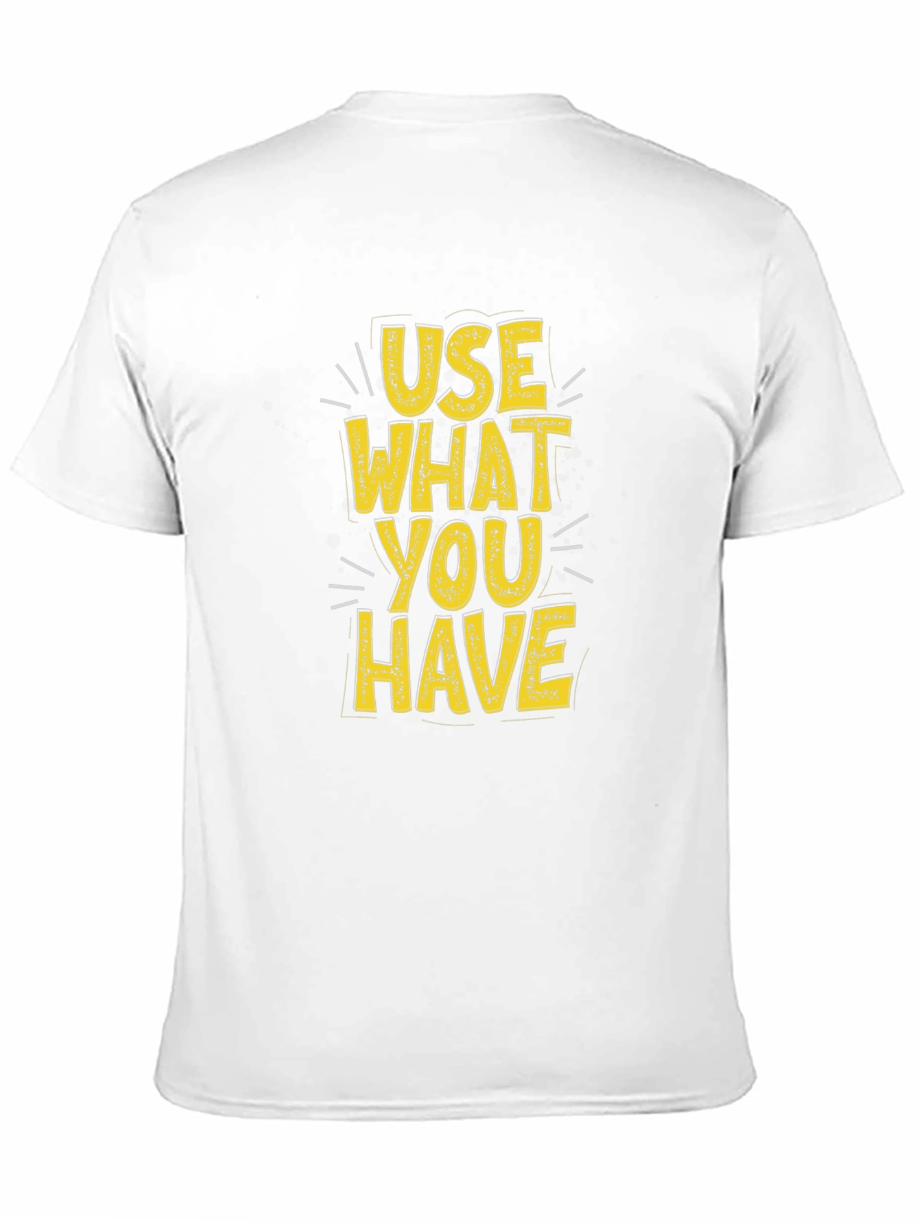 Use What You Have Graphic Tee - Black Cotton